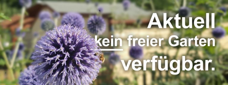 kein freier Garten